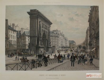 BENOIST Philippe | Porte et Boulevard St.Denis (z Paris dans sa splendeur)