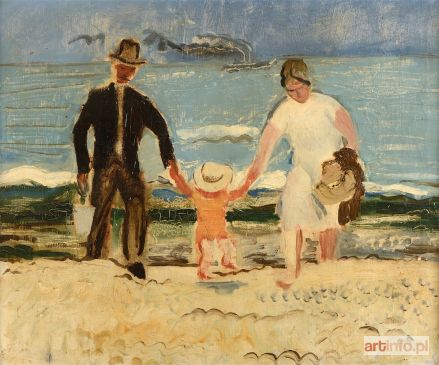 GARBELL Alexandre | La famille à la plage