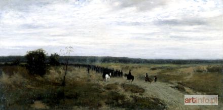 MALECKI Aleksander Władysław | Przemarsz wojska, 1871