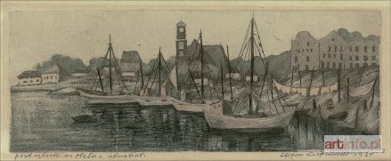 KACPROWSKI Stefan | Port rybacki na Helu, 1927