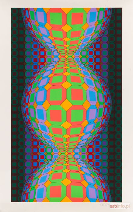 VASARELY Victor | Multicolor Spheres, lata 70. XX w.