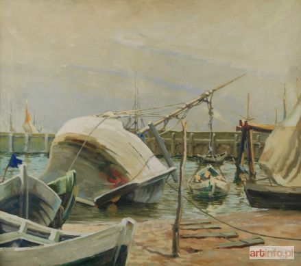 ŻMUDA Alfred | Motyw z Helu, 1930