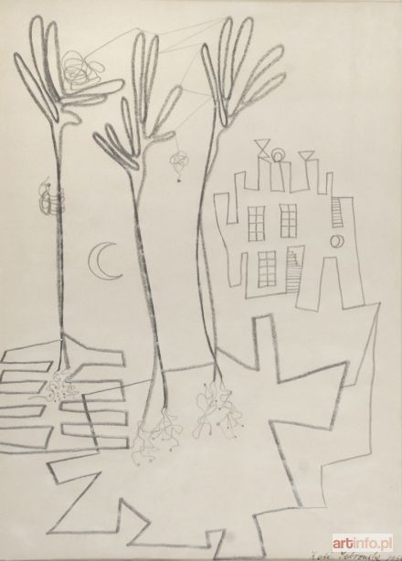 ŻEBROWSKA Zofia | Palmy, 1959