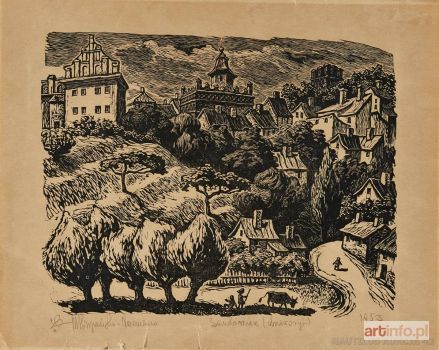 HISZPAŃSKA-NEUMANN Maria | Sandomierz - panorama, 1953