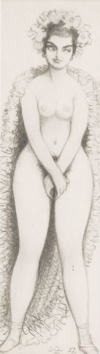 ŻECHOWSKI Stefan | Akt dziewczyny, 1957