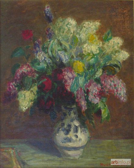 ŻUŁAWSKI Marek | Bouquet de lilas et de roses (1940?)