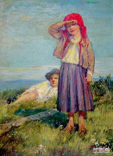 ŻELECHOWSKI Kasper | WIEJSKIE DZIECI NA ŁĄCE