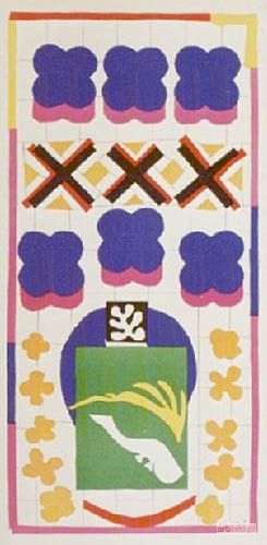 MATISSE Henri | Chińskie ryby-projekt witrażu (1951)