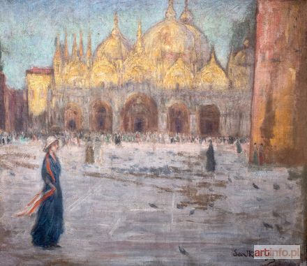 KOWALSKI Leon | Wenecja – Piazza di San Marco, ok. 1910 r.