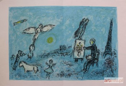 CHAGALL Marc | Malarz i jego sobowtór