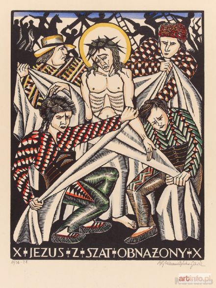 KRASNODĘBSKA-GARDOWSKA Bogna | Stacja X - Jezus z szat obnażony, 1926-28