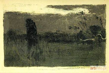 STANISŁAWSKI Jan | Ukraiński sad / Krajobraz o zmroku, 1904