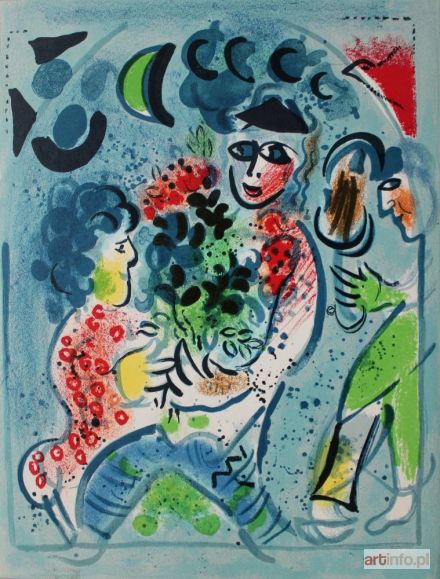 CHAGALL Marc | Frontispis. Para (Chagall Lithographe III, 1969, Mourlot #578)