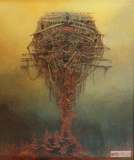 BEKSIŃSKI Zdzisław | Nawiedzony las, 1981