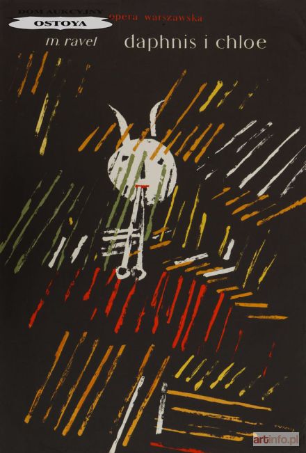 ŚWIERZY Waldemar | Plakat MAURICE RAVEL, DAPHINS I CHLOE, 1966