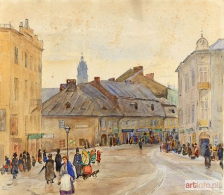 TUREK Franciszek | WEJŚCIE NA KAZIMIERZ (przed zburzeniem), 1912/1913