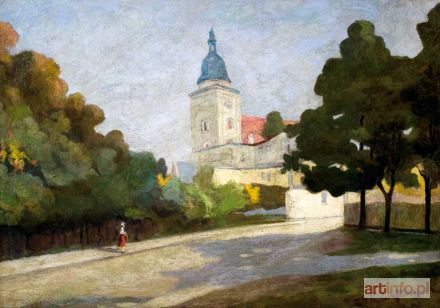 KARYŁOWSKI Andrzej Bronisław | PEJZAŻ MIEJSKI Z KOŚCIOŁEM, 1927