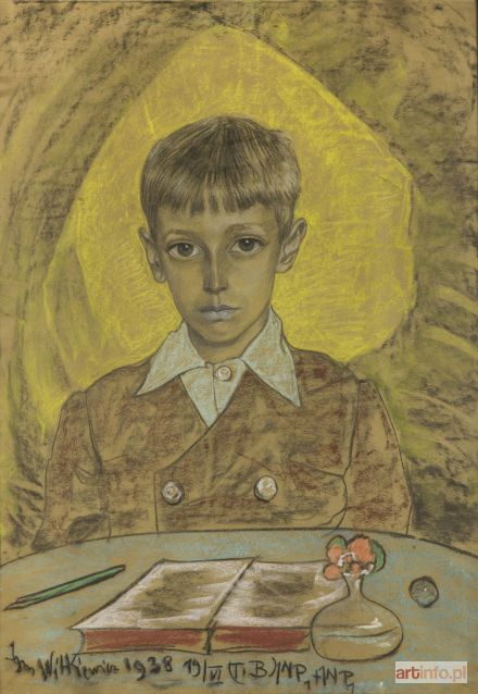 WITKACY - WITKIEWICZ Stanisław Ignacy | Portret Przemysława Mazurkiewicza jako chłopca, 1938 r.