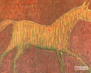 JOHNSSON Jolanta | Yellow horse, 2013r.