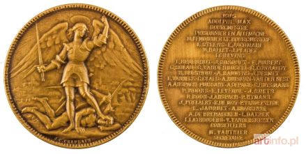 CHAPLAIN Jules Clement | MEDAL, OFIARY OKUPACJI NIEMIECKIEJ W BELGII, 1915