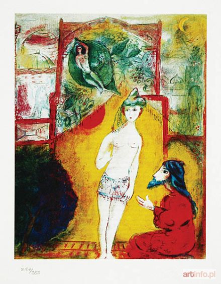 CHAGALL Marc | Scena z cyklu Noce Arabskie