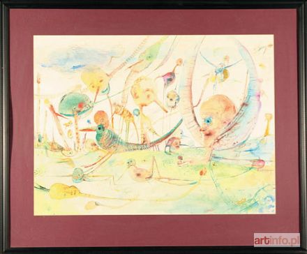 ŚWIESZEWSKI Maciej | Kompozycja z ptakami, 1993 r.