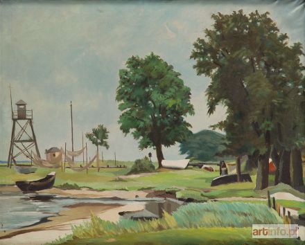 FROŁOW Paweł | Osada rybacka, 1957 r.