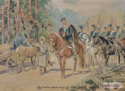 KOSSAK Juliusz | PYTANIE O DROGĘ, 1895