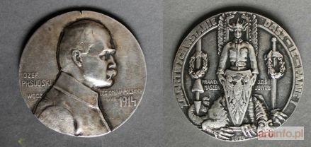 LEWANDOWSKI Stanisław Roman | Medal Józef Piłsudski Wódz Legionów Polskich (1916)