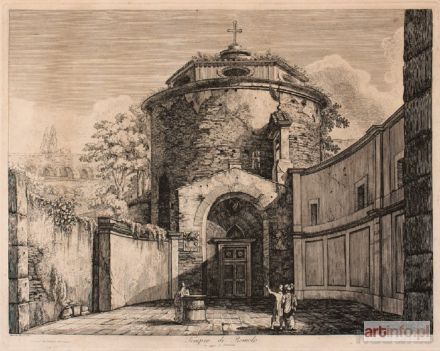 ROSSINI Luigi | Tempio di Romolo in oggi S. Teodoro, 1819