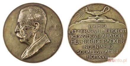 SAMUEL Charles | MEDAL, HENRY DE BACKER, 1918