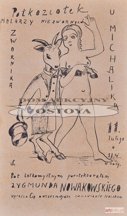 KRÓL Zygmunt | ZAPROSZENIE NA POTKOZIOŁEK ZWORNIKA, 1933