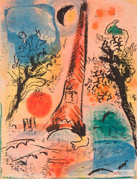 CHAGALL Marc | Visions de Paris [Wizja Paryża], 1960