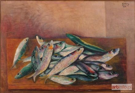 KISLING Mojżesz | Nature morte aux sardines, 1943