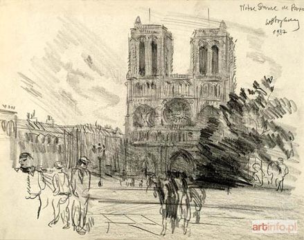 OBRĘBOWSKI Wacław | NOTRE DAME DE PARIS, 1937