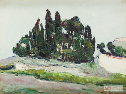 TERLIKOWSKI Włodzimierz | Pejzaż z sosnowym zagajnikiem, 1929 r.