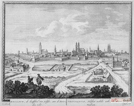 SCHENK Pieter | Wrocław. Panorama miasta od południa, przed 1702