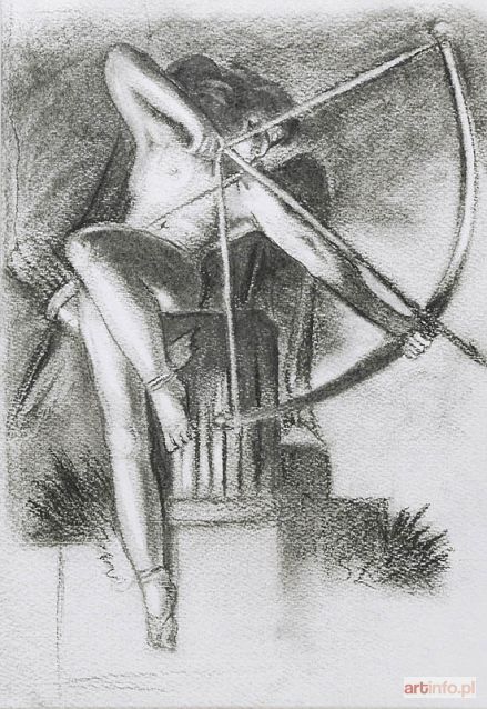 ŻECHOWSKI Stefan | Amor - projekt znaczka, ok. 1940