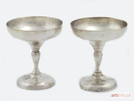 Zestaw kieliszków posrebrzanych 12 sztuk