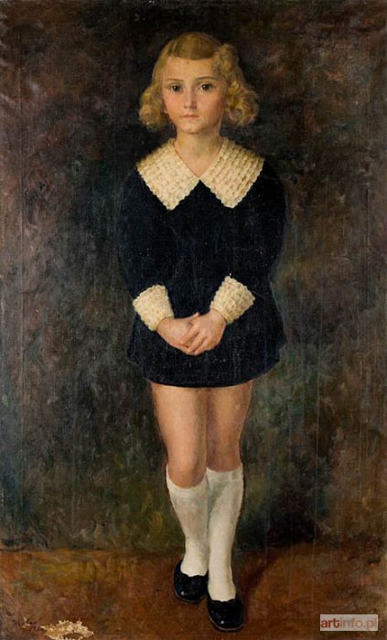 KOBER Jan | Portret Danutki Szczerskiej, 1934