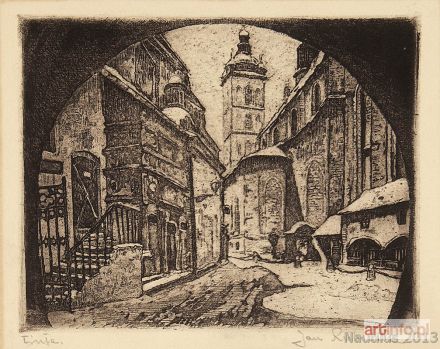 RUBCZAK Jan (Dubczak) | Kraków. Widok na Plac Mariacki, ok. 1908