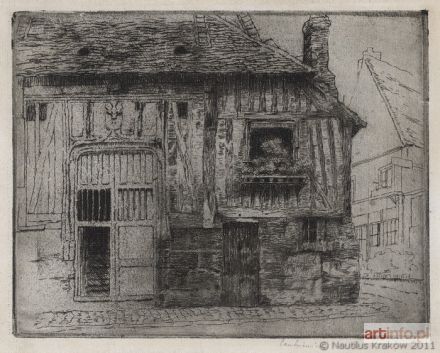 PANKIEWICZ Józef | Honfleur, dzwonnica św. Katarzyny, 1906