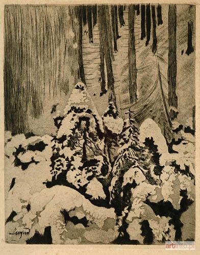 WYCZÓŁKOWSKI Leon | OKIŚĆ (Z TEKI TATRY), 1906