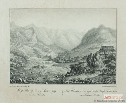 AUER Karol | Góry Pieniny od wsi Szczawnica w obwodzie sandeckim, 1837