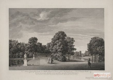 WOOLLETT Wiliam | A View of part of the Garden AT Halb-Barn near Beckonsfield in Buckinghamshire a seat of Edmud Waller Esq.r, ok. 1760