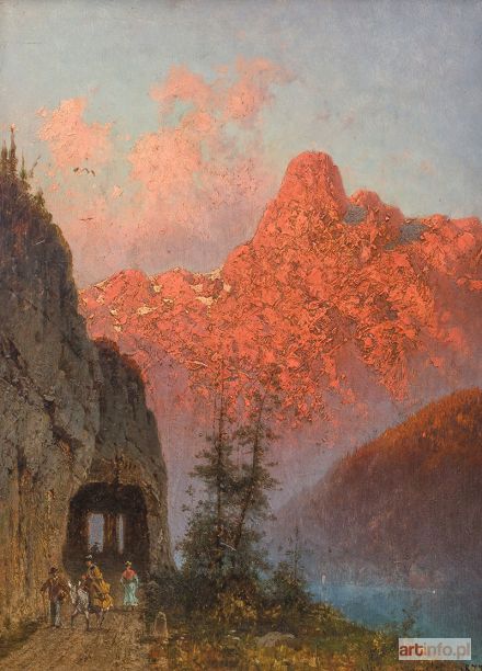 ŚWIESZEWSKI Aleksander | Rozżarzone Alpy, 1877 r.