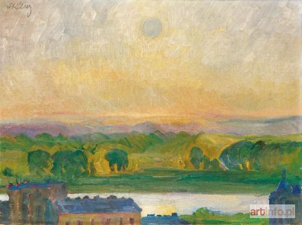 ŚLIWIŃSKI Stanisław | PEJZAŻ O ZACHODZIE SŁOŃCA, 1921
