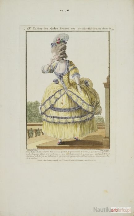 DUPIN Nicolas | Cette Robe a la Circassienne d`un nouveau gout [Ta suknia w stylu czerkieskim w nowym guście], 1778 (il. s. 22)