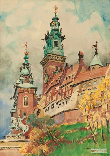 UZIEMBŁO Henryk | Widok na Wawel