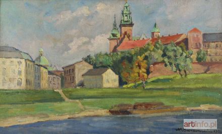 BIESZCZANIN Mieczysław | Widok na Wawel, 1938